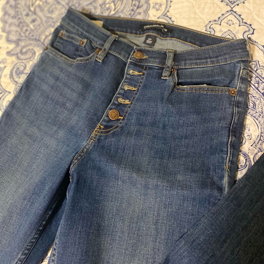 Calvin Klein button fly jeans